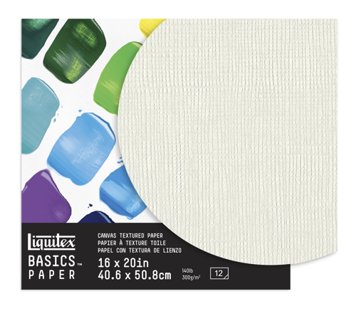 Liquitex Basics Canvas Textured Paper 16x20