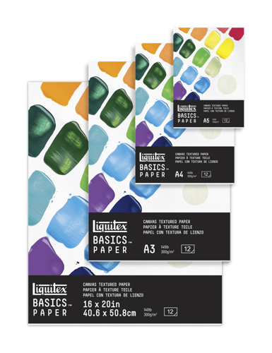 Liquitex Basics Canvas Textured Paper 16x20