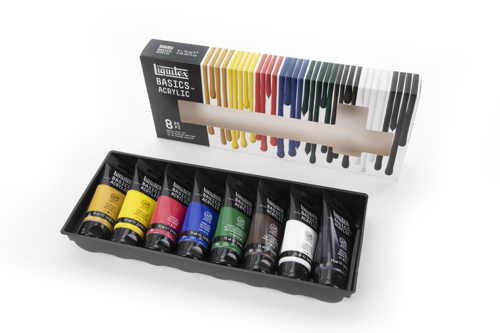 Liquitex Basics Acrylic Set - 8x75ml