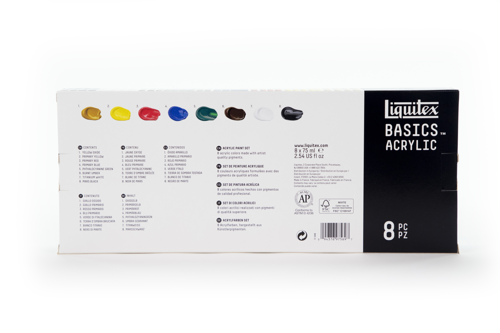 Liquitex Basics Acrylic Set - 8x75ml