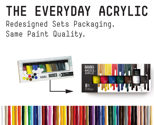Liquitex Basics Acrylic Set - 8x75ml