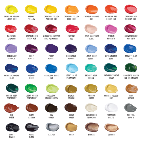 Liquitex Basics Acrylic Set - 48x22ml