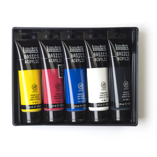 Liquitex Basics Colour Set 6x118ml Tubes