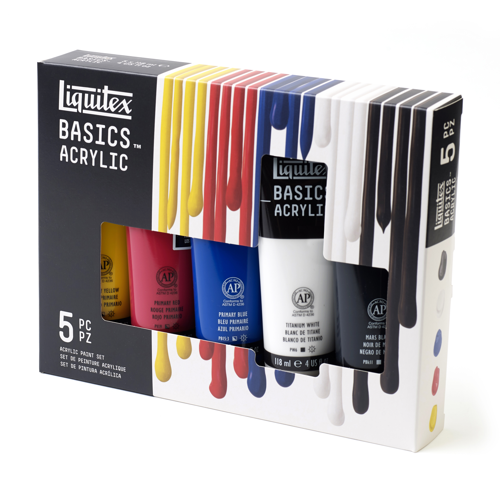 Liquitex Basics Colour Set 6x118ml Tubes