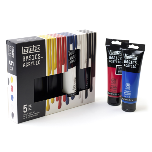 Liquitex Basics Colour Set 6x118ml Tubes