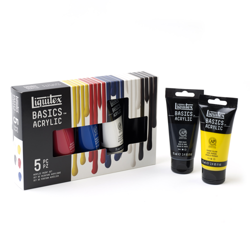 Liquitex Basics Acrylic Set - 5x75ml