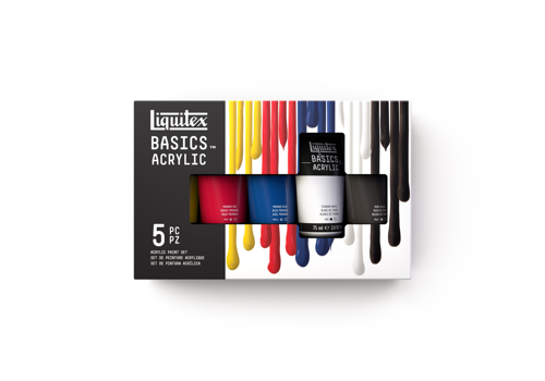 Liquitex Basics Acrylic Set - 5x75ml
