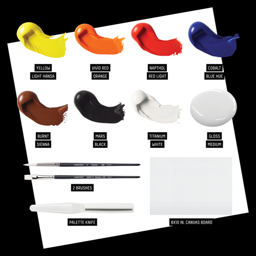 Liquitex Professional Heavy Body Acrylic Set - Pro Starter