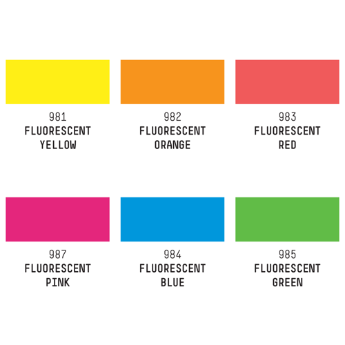 Liquitex Professional Acrylic Marker Set - 6x2mm - Fluorescents