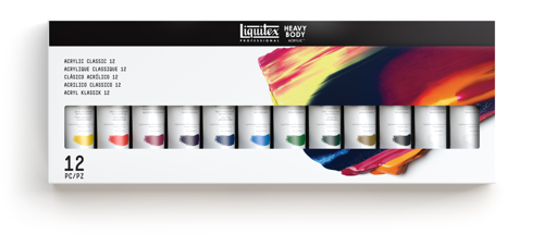 Liquitex Professional Heavy Body Acrylic Set - 12x59ml - Classics