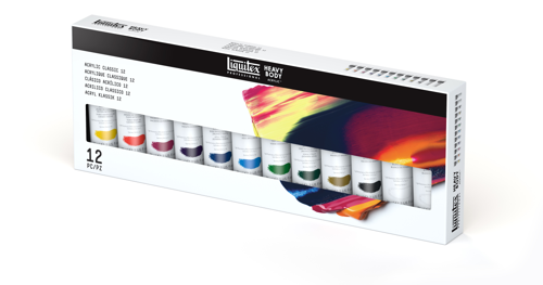 Liquitex Professional Heavy Body Acrylic Set - 12x59ml - Classics