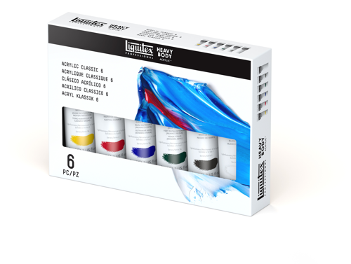 Liquitex Professional Heavy Body Acrylic Set - 6x59ml - Classics