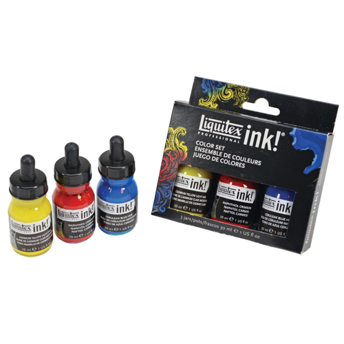 Liquitex Professional Acrylic Ink Set- 3X30ml - Essentials