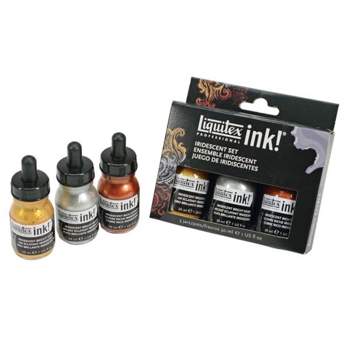 Liquitex Professional Acrylic Ink Set- 3X30ml - Iridescents