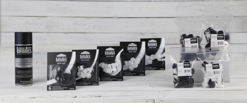 Liquitex Professional Spray Paint 6 X Assorted Caps