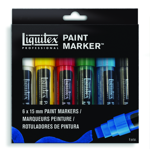 Liquitex Professional Acrylic Marker Set - 6x15mm - Classics