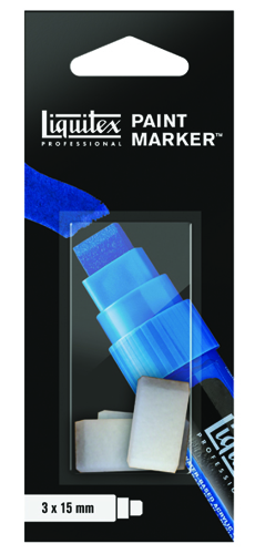 Liquitex Professional Acrylic Marker - 15mm Wide Chisel Nibs Pack