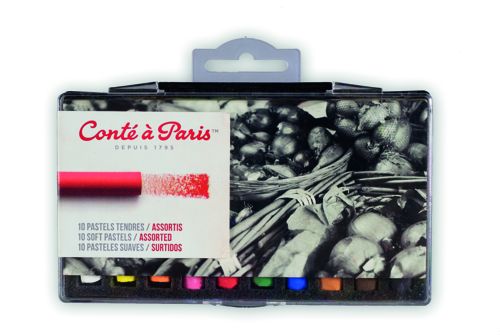 Conté à Paris Soft Pastel assorted set x 10 pegboardable