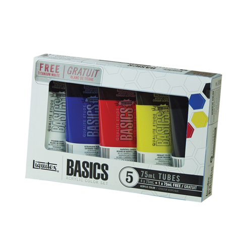Liquitex Basics Acrylic Set - 5x75ml