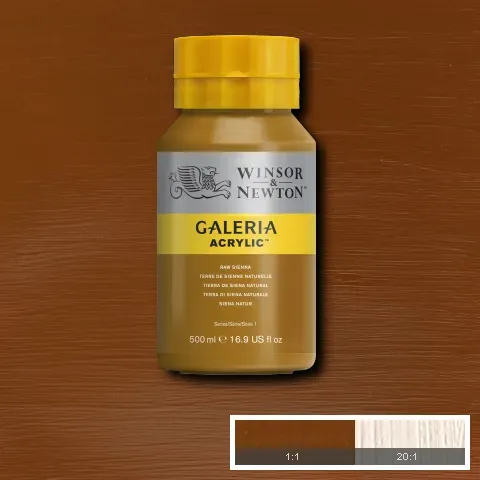 Winsor & Newton Galeria Acrylic Raw Sienna 500ml