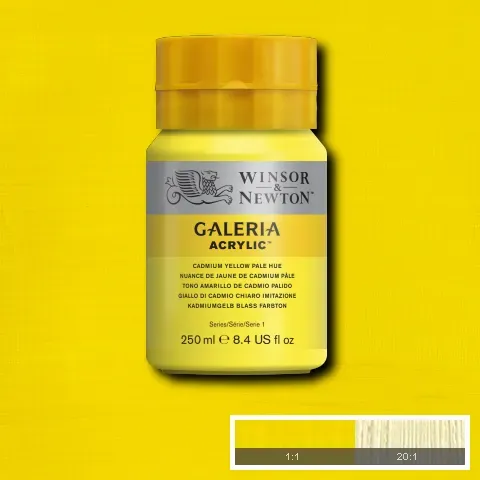 Winsor & Newton Galeria Acrylic Cadmium Yellow Pale Hue 250ml