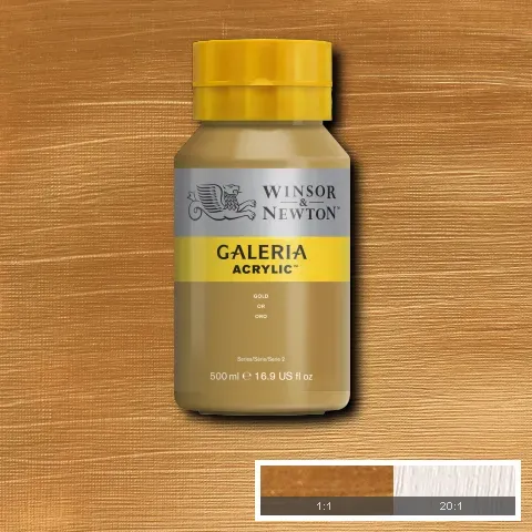 Winsor & Newton Galeria Acrylic Gold 500ml