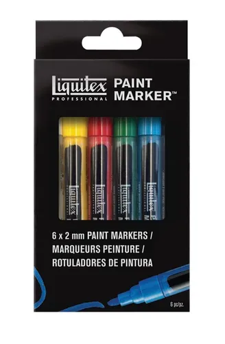 Liquitex Professional Acrylic Marker Set - 6x2mm - Classics