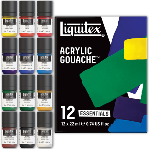 Liquitex Professional Acrylic Gouache 12X22ml Set - Essentials