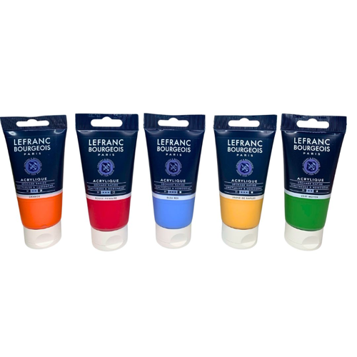 Lefranc Bourgeois Fine Acrylic Colour Leona Rose Set 5x80ml