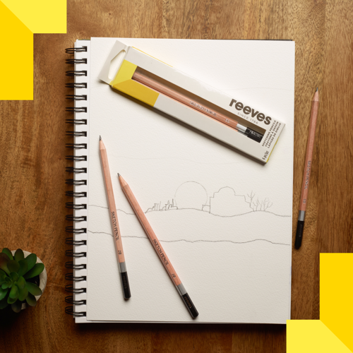 reeves Pencil Sketching x6 Set