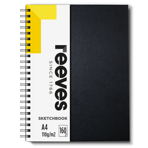 reeves Spiral Bound Hardback Sketchbook A4