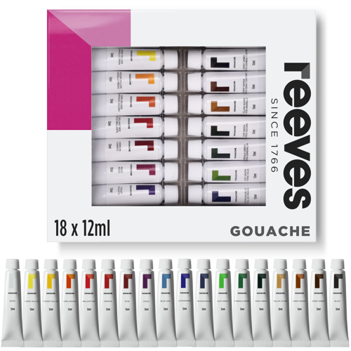 reeves Gouache 18x12ml Set