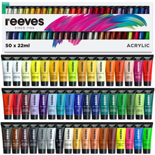 reeves Acrylic Colour 50x22ml Set