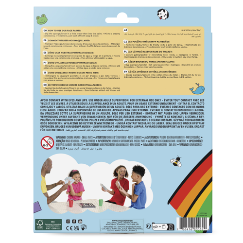 Snazaroo Family Face Paint Card Game ROW