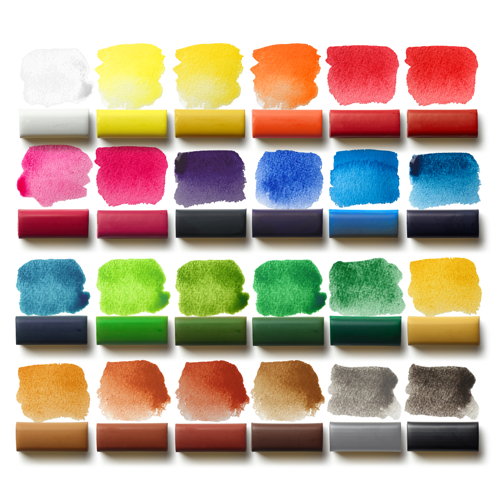 reeves Watercolour Tin Pan 24 Set