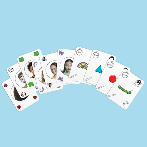 Snazaroo Family Face Paint Card Game ROW