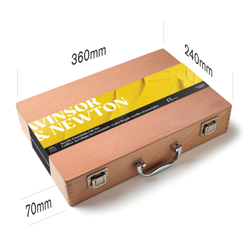 Winsor & Newton Galeria Acrylic Colour Wooden Box Set 15pc