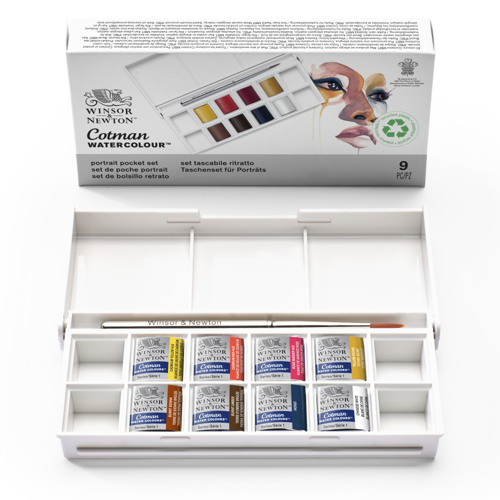 Winsor & Newton Cotman Watercolour Portrait Pocket Set