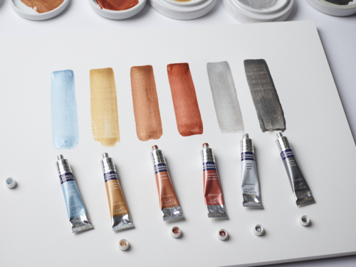 Winsor & Newton Cotman Watercolour Metallic Collection 6 Tubes Set