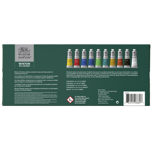 Winsor & Newton Winton Oil Colour 10x37ml Tube