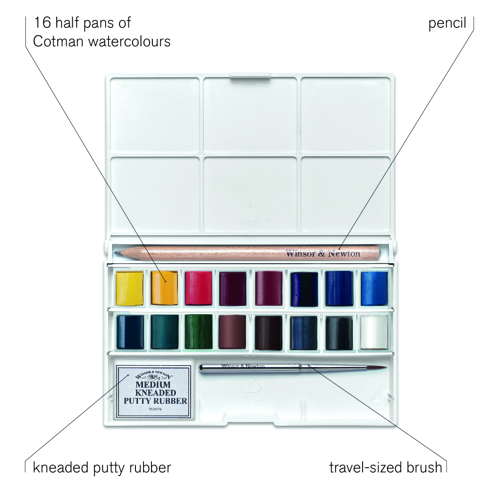 Cotman Watercolour Complete Pocket Set