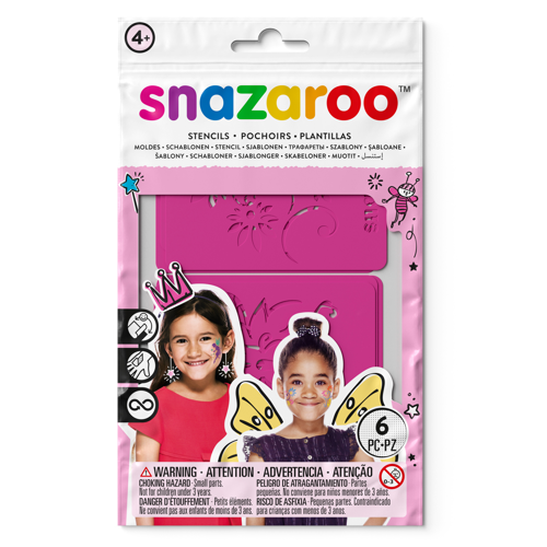 Snazaroo Fantasy Stencils - Set of 6 - Universal
