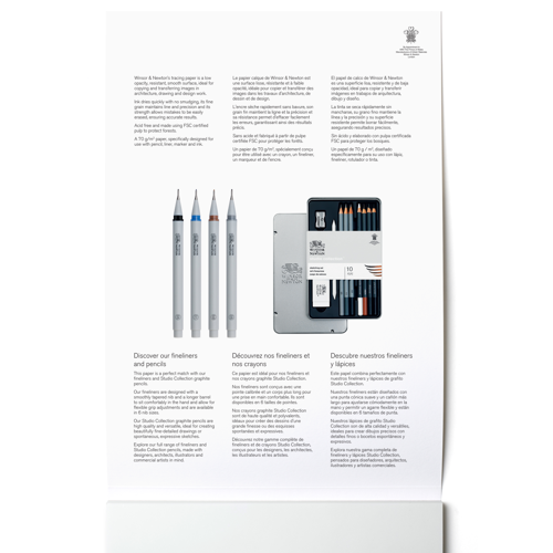 Winsor & Newton Tracing Pad 70gsm/45lb A4