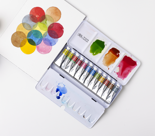 Professional Watercolour Tube Travel Tin