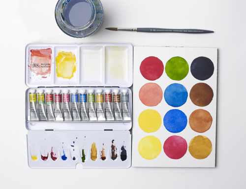 Professional Watercolour Tube Travel Tin