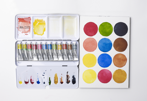 Professional Watercolour Tube Travel Tin