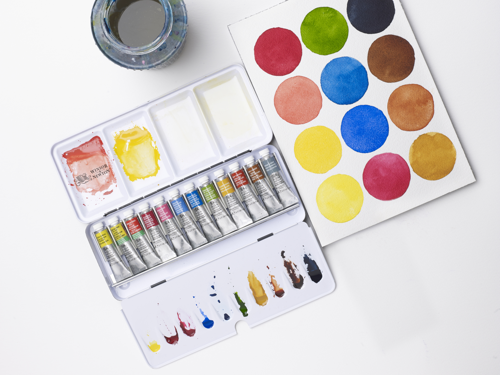 Professional Watercolour Tube Travel Tin