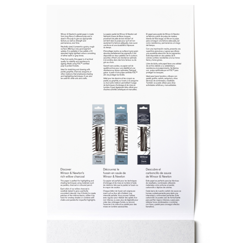 Winsor & Newton Pastel Pad 6 Grey Colours 160gsm A4