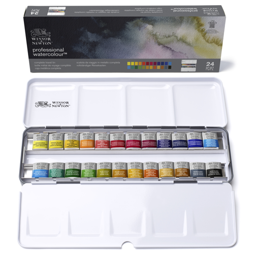 Professional Watercolour Complete Travel Tin