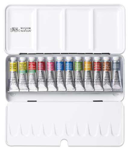 Professional Watercolour Tube Travel Tin